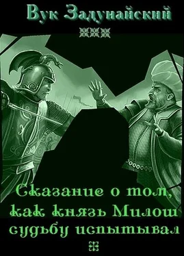 Вук Задунайский Сказание о том, как князь Милош судьбу испытывал обложка книги