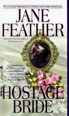 Jane Feather The Hostage Bride обложка книги