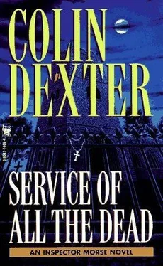Colin Dexter Service of all the dead обложка книги