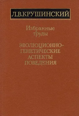 Леонид Крушинский Эволюционно-генетические аспекты поведения: избранные труды обложка книги