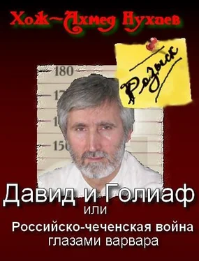 Хож-Ахмед Нухаев Давид и Голиаф, или Российско-чеченская война глазами варвара обложка книги