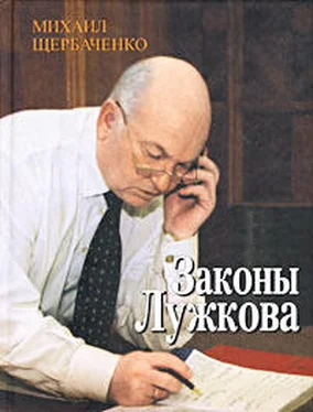 Михаил Щербаченко Законы Лужкова обложка книги