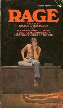 Richard Bachman Rage обложка книги