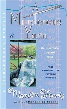 Monica Ferris A Murderous Yarn обложка книги