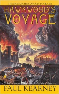 Paul Kearney Hawkswood's Voyage обложка книги