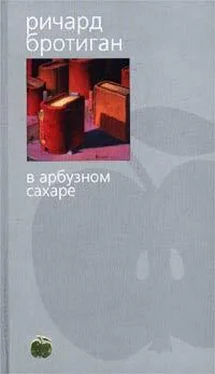 Ричард Бротиган В арбузном сахаре обложка книги