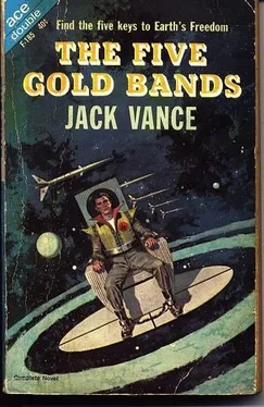 Jack Vance The Five Gold Bands обложка книги