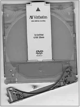 Рис 73 Защитный картридж для диска DVDRAM Подключение привода CDDVD Все - фото 69