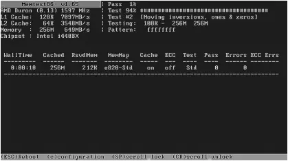 Рис 42Программа memtest86 Основная причина если исключить оперативную - фото 62
