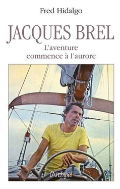 Fred Hidalgo Jacques Brel, l'aventure commence à l'aurore обложка книги