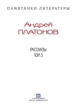 Андрей Платонов Рассказы.Том 3 обложка книги