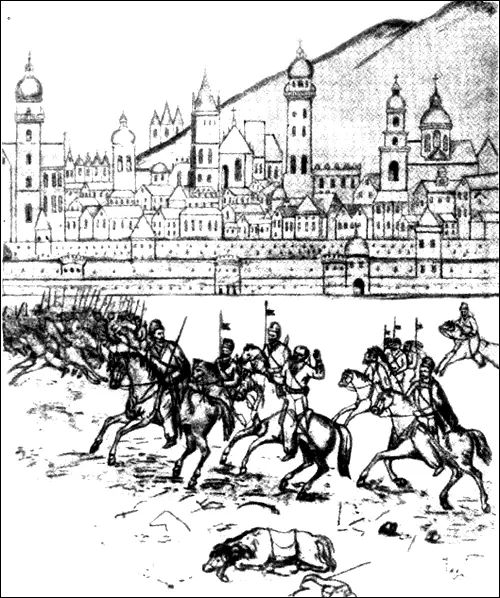 Казаки под Львовом В первых числах нового 1649 г Хмельницкий торжественно - фото 28