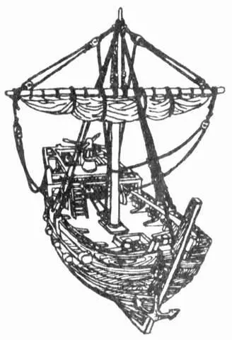 Ранний когг Позднее все когги стали палубными и обзавелись надстройкой в - фото 4