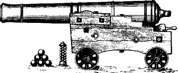 Рис 31 24фунтовая крепостная чугунная пушка обр 1805 г Из многих - фото 30