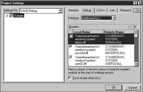 Рис А9 Окно Additional DLLs Отладочные сообщения DirectX Вероятно вы уже - фото 36