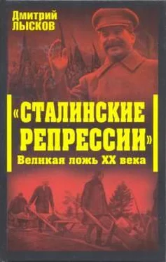 Дмитрий Лысков «Сталинские репрессии». Великая ложь XX века обложка книги