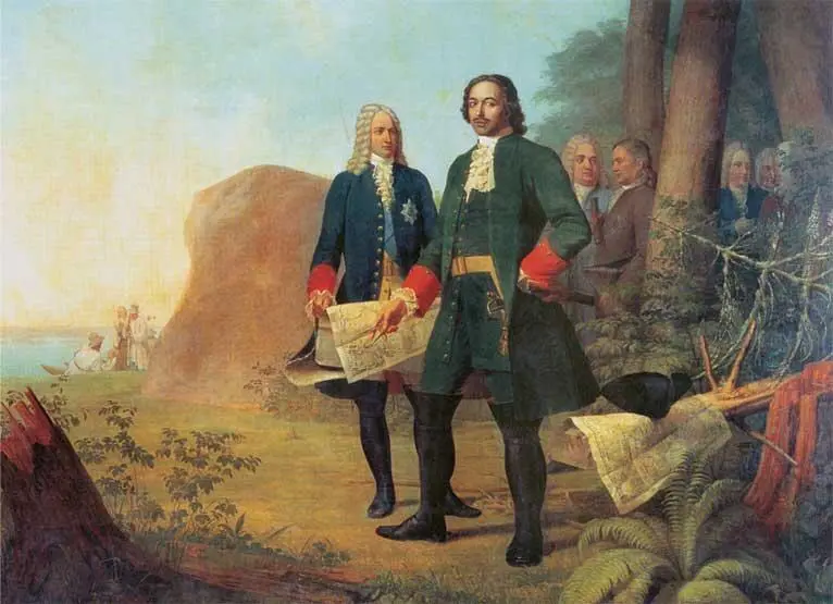 Петр Великий Основание СанктПетербурга Художник Алексей Гаврилович - фото 133