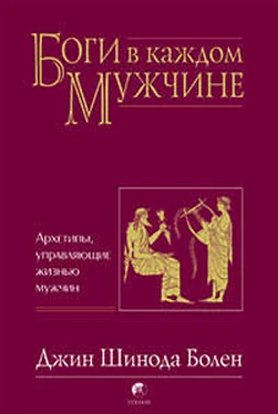 Джин Болен БОГИ В КАЖДОМ МУЖЧИНЕ. АРХЕТИПЫ, УПРАВЛЯЮЩИЕ ЖИЗНЬЮ МУЖЧИН обложка книги