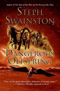 Steph Swainston Dangerous Offspring обложка книги