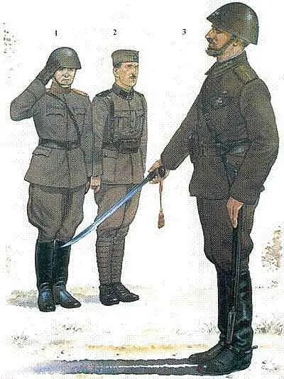 1 Капетан I Класе Сербская государственная охрана 1941 год Солдаты - фото 31