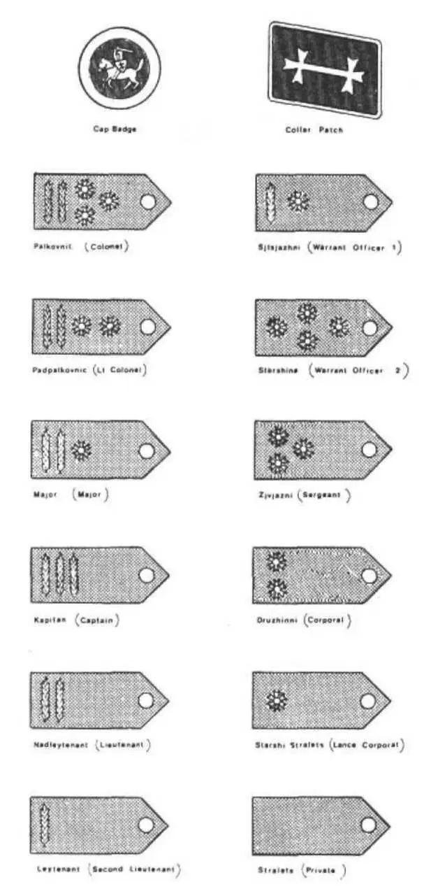 Белорускам Крайовая Абарона БКА учредила свои знаки различия в 1944 году - фото 33