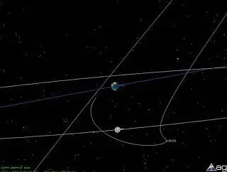 Вот расширенный снимок звездной орбитальной геометрии LCROSS А вот изображение - фото 4