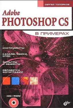 Сергей Топорков Adobe Fotoshop CS в примерах (III-IV) обложка книги