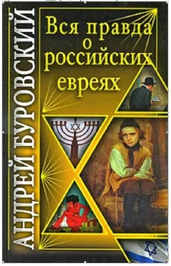 А. Буровский Вся правда о российских евреях. обложка книги