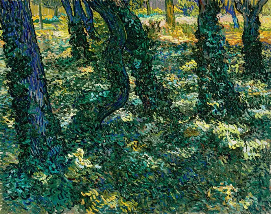 41 Стволы деревьев с плющом Холст масло Июль 1889 73 925 см 42 - фото 197