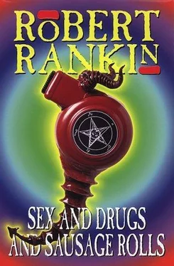 Robert Rankin Sex and Drugs and Sausage Rolls обложка книги