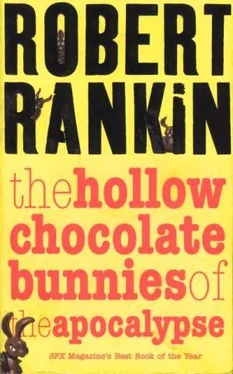 Robert Rankin The Hollow Chocolate Bunnies of the Apocalypse обложка книги