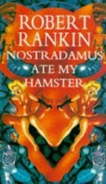 Robert Rankin Nostradamus Ate My Hamster обложка книги