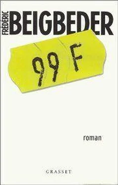 Frédéric Beigbeder 99 francs (14, 99 €) обложка книги