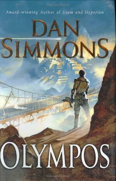 Dan Simmons Olympos обложка книги