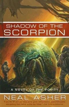 Neal Asher Shadow of the Scorpion обложка книги