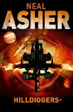 Neal Asher Hilldiggers обложка книги