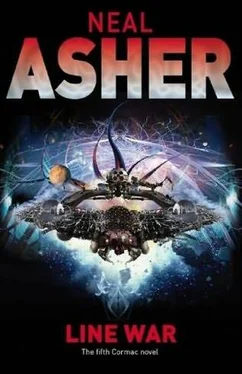 Neal Asher Line War обложка книги