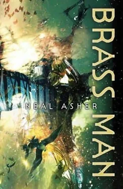 Neal Asher Brass Man обложка книги