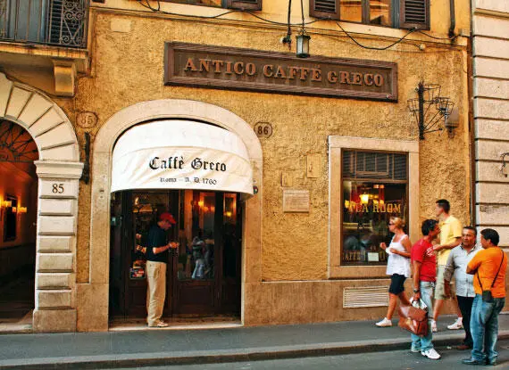 Caffe Greco Адреса мест упомянутых в главе 1 Площадь di Spagna piazza - фото 32