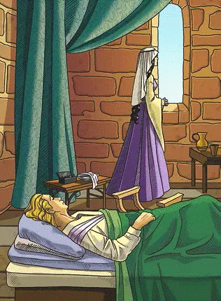 Місце що його зайняла дівчина сховавшися за щит було надзвичайно зручне для - фото 10