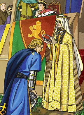 Лицар схилив голову поцілував руку прекрасної саксонки потім раптом - фото 6