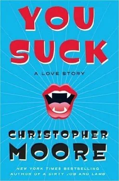 Christopher Moore You Suck обложка книги