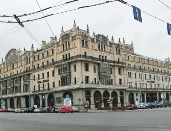 Отель Метрополь Красивый и престижный Отель Националь Фрагмент здания - фото 57