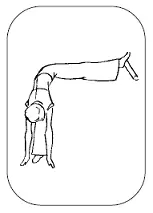 Упражнение 15 Исходное положение сидя на шпагате руки упираются в пол - фото 43