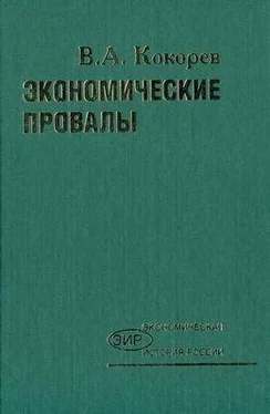 Василий Кокорев Экономические провалы обложка книги