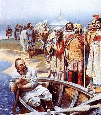 Таким выглядел по мнению художника Клавдия Лебедева 1880е годы князь - фото 83