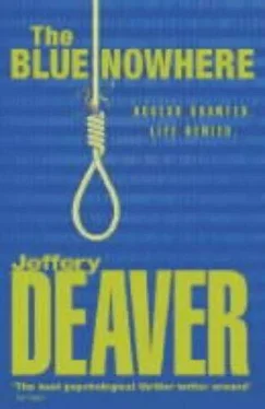 Jeffery Deaver The Blue Nowhere обложка книги