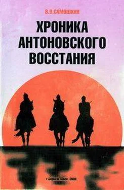 Владимир Самошкин Хроника Антоновского восстания обложка книги