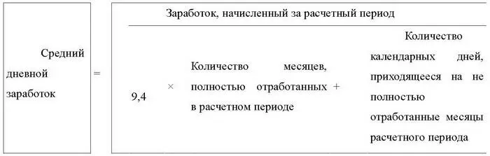 Количество календарных дней приходящееся на не полностью отработанные месяцы - фото 14