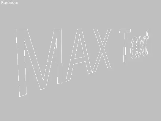 Рис 221Объект Text Сплайновый текст с параметрами заданными по умолчанию - фото 123